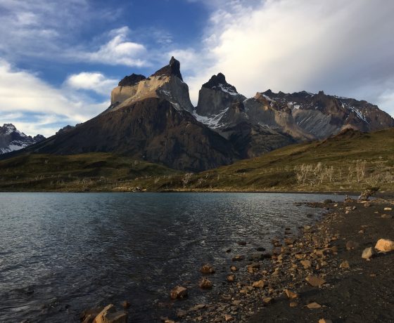 TDF Rocky Lake Shore Below Mountain 5 11 20